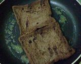 Foto langkah ke 1 dari resep Banana Bluberry choco Sandwich.