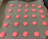 Une image de l'étape 4 de Macarons ganache fruits rouges.