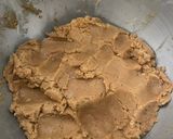 A picture of step 5 of Brown Butter peanut butter cookies.
