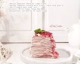 Foto langkah ke 9 dari resep Mille Crepes Red Valvet.