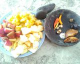 Foto langkah ke 1 dari resep Lotis (rujak) buah.