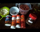 A picture of step 1 of Spicy coated roasted peanuts.