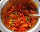 A picture of step 3 of Green peas sabji.