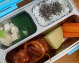 Foto langkah ke 6 dari resep Meat Ball Rice BBQ Sauce.