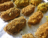 Foto del paso 7 de la receta: Croquetas de boniato y pollo al horno con pistachos