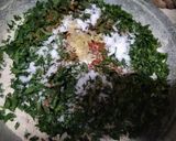 A picture of step 2 of Methi Thepla.