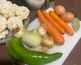 Foto del paso 1 de la receta: Sopa de coliflor y zanahorias