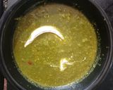 A picture of step 4 of Palak-Corn Curry.