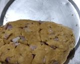 A picture of step 2 of Sindhi breakfast koki.