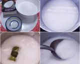 A picture of step 3 of Pandan Sticky Rice with Mango.