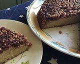 Une image de l'étape 4 de Gâteau renversé aux airelles et noix.