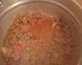 Foto del paso 2 de la receta: Relleno de carne envuelto en repollo con salsa blanca light y arroz
