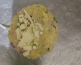 A picture of step 5 of Potatoes cheese balls 😋😋😋.
