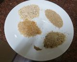 A picture of step 2 of Dates oats biscuits rolls Healthy and tasty.