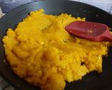 A picture of step 4 of Badam Halwa Mohanthal Fudge.