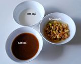 Hình bước làm 2 của món MÌ xào giòn chay