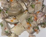 A picture of step 3 of Egg tofu.
