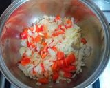 A picture of step 2 of Lamb Keftas in Tomato and Shawarma Sauce.