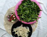 Foto langkah ke 1 dari resep Tumis Kangkung Jamur.