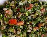 A picture of step 5 of Wild Dandelion Tabbouleh.