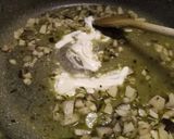 A picture of step 1 of Porcini pasta.