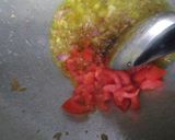 A picture of step 2 of Cabbage With Peas.