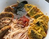 Hình bước làm 5 của món Bún cá canh chua ngọt