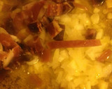 Foto del paso 1 de la receta: Guisantes con jamón y huevo duro