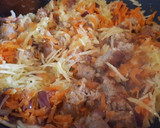 Foto del paso 3 de la receta: Macarrones al horno con salchicha y calabacín