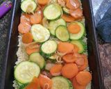 Foto del paso 4 de la receta: Pastel de quinoa y vegetales vegano y sin harina