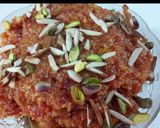 A picture of step 5 of Gajar ka halwa.