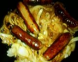 A picture of step 5 of Tex's Bangers & Mash Pie 🐷🍲🧀🇬🇧.