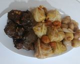 عکس مرحله 2 از دستور دلمه کلم و برگ مو