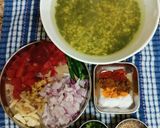 A picture of step 1 of Moong Dal.