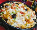 A picture of step 4 of Cheesy Pizza Tikka Fries 🍟 🍟.