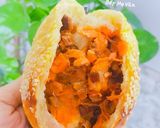 Hình bước làm 7 của món Bánh Mì Nhân Gà Nấm
