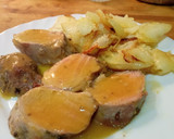 Foto del paso 6 de la receta: Solomillo de cerdo con zumo de mandarina al horno