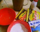 Foto langkah ke 1 dari resep Es Krim Coklat Lembut ala rumahan No Mixer No blender.