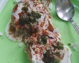 A picture of step 4 of Aalu Tikki.