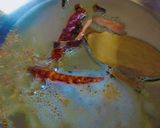 A picture of step 2 of Palak Chole Biryani.