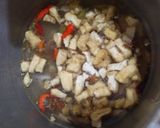 Foto langkah ke 4 dari resep Cakalan Tahu Santan Pedas.