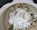 Foto langkah ke 2 dari resep Nasi Ijo Ayam Suwir.