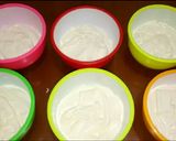 Foto langkah ke 4 dari resep Rainbow cake kukus Ny. Liem.