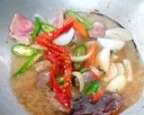 รูปขั้นตอนการทำที่ 3 ของ เนื้อผัดพริกราดหน้าข้าว