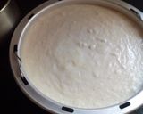 A picture of step 2 of Mango pizza dhokla.