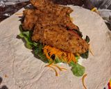 Une image de l'étape 4 de Wraps Poisson pané.