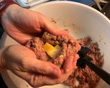 A picture of step 4 of Bacon-wrapped meatloaf bombs!.