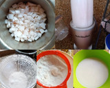 A picture of step 1 of Rice In Coconut Milk.