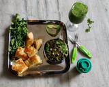 Hara bhara masala with homemade pav recipe step 2 photo