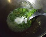 A picture of step 1 of Green pea barfi.